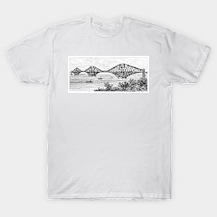 Forth Bridge, 19th century (C023/4031) T-Shirt